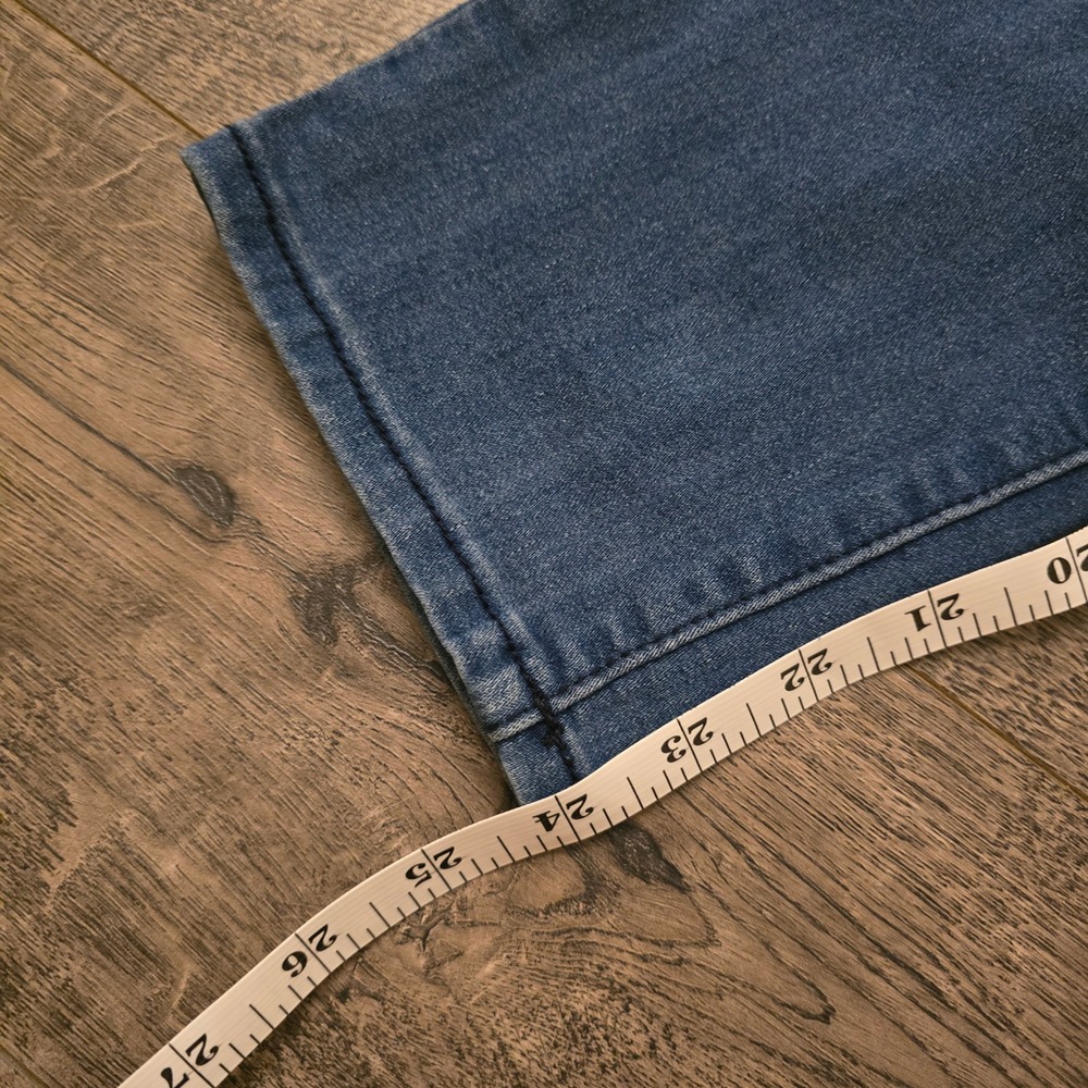 1822 Denim Womens High Rise Skinny Jeans Medium‎ Wash Blue Stretch Denim - Picture 6 of 7